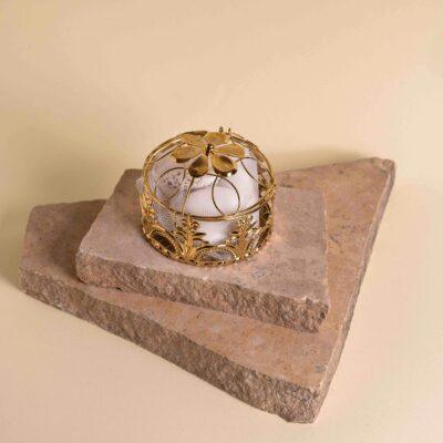 Μπομπονιέρα μπιζουτιέρα χρυσή - Image 3