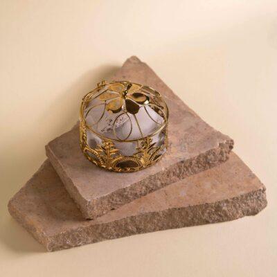 Μπομπονιέρα μπιζουτιέρα χρυσή - Image 2