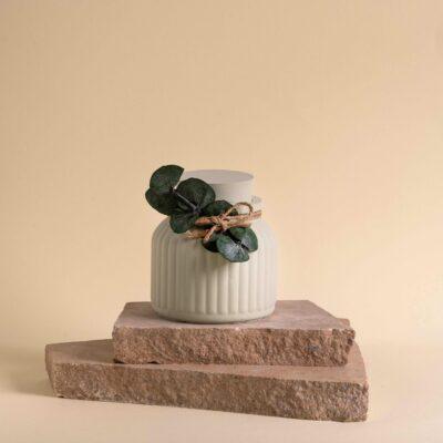 Κεραμικό βάζο με θέμα τον ευκάλυπτο - Image 1