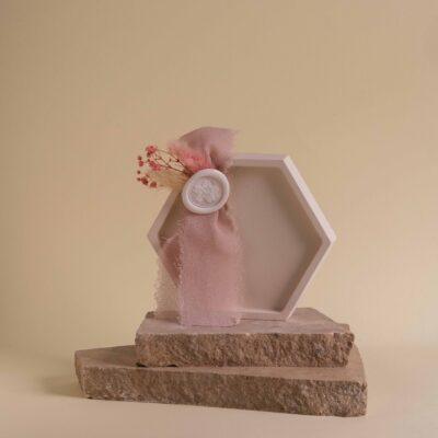 Κεραμική μπομπονιέρα σουβέρ με βουλοκέρι - Image 1