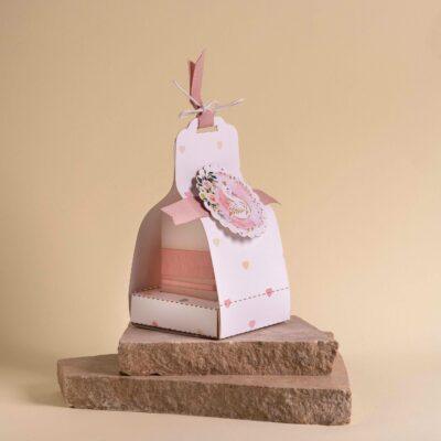 Μπομπονιέρα βάπτισης αρωματικό κερί με θέμα τον κύκνο - Image 2